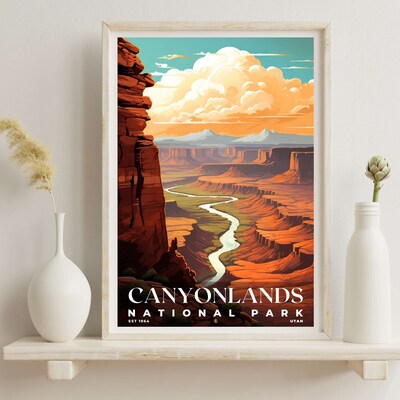 Canyonlands National Park Poster, Travel Art, Office Poster, Home Decor | S7 - image6
